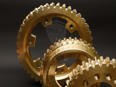 Bronz Dişli - Caterpillar - İş Makinesi - Komatsu - Tarım Dişlisi - Hitachi - Mitsubishi